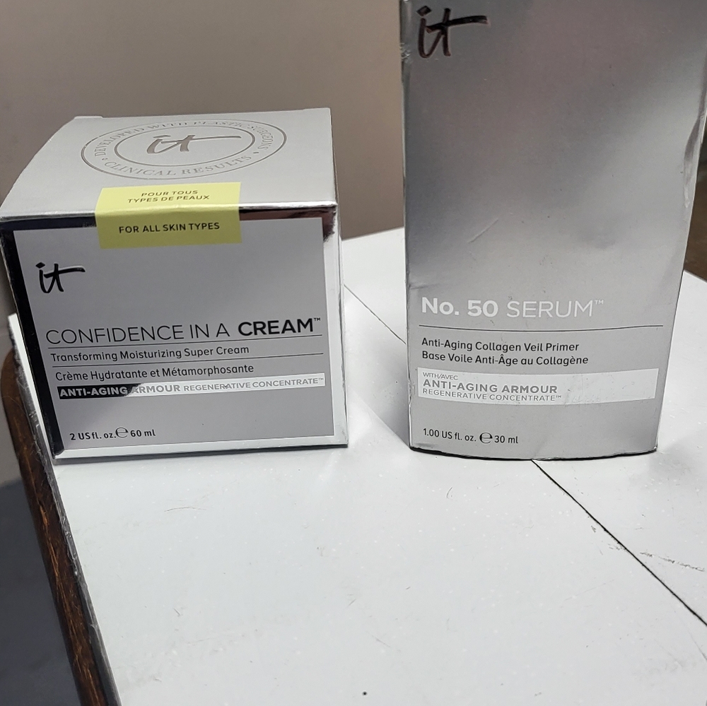 it Cosmetics No. 50 Serum & Confidence in a Cream Combination